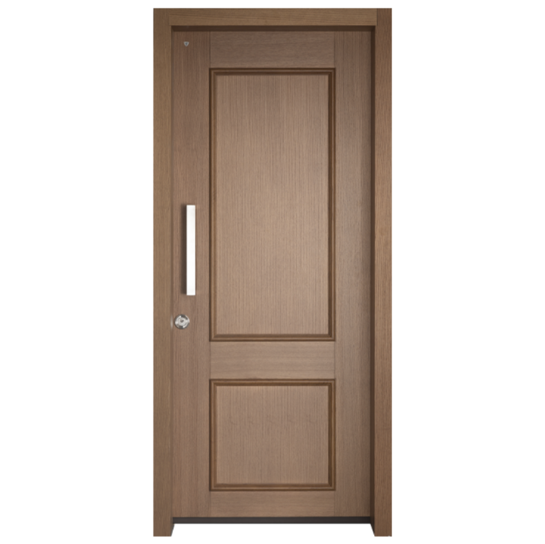 דלת כניסה רב בריח מעוצבת DÉCOR דגם 2PANEL כולל התקנה באיזור המרכז בלבד