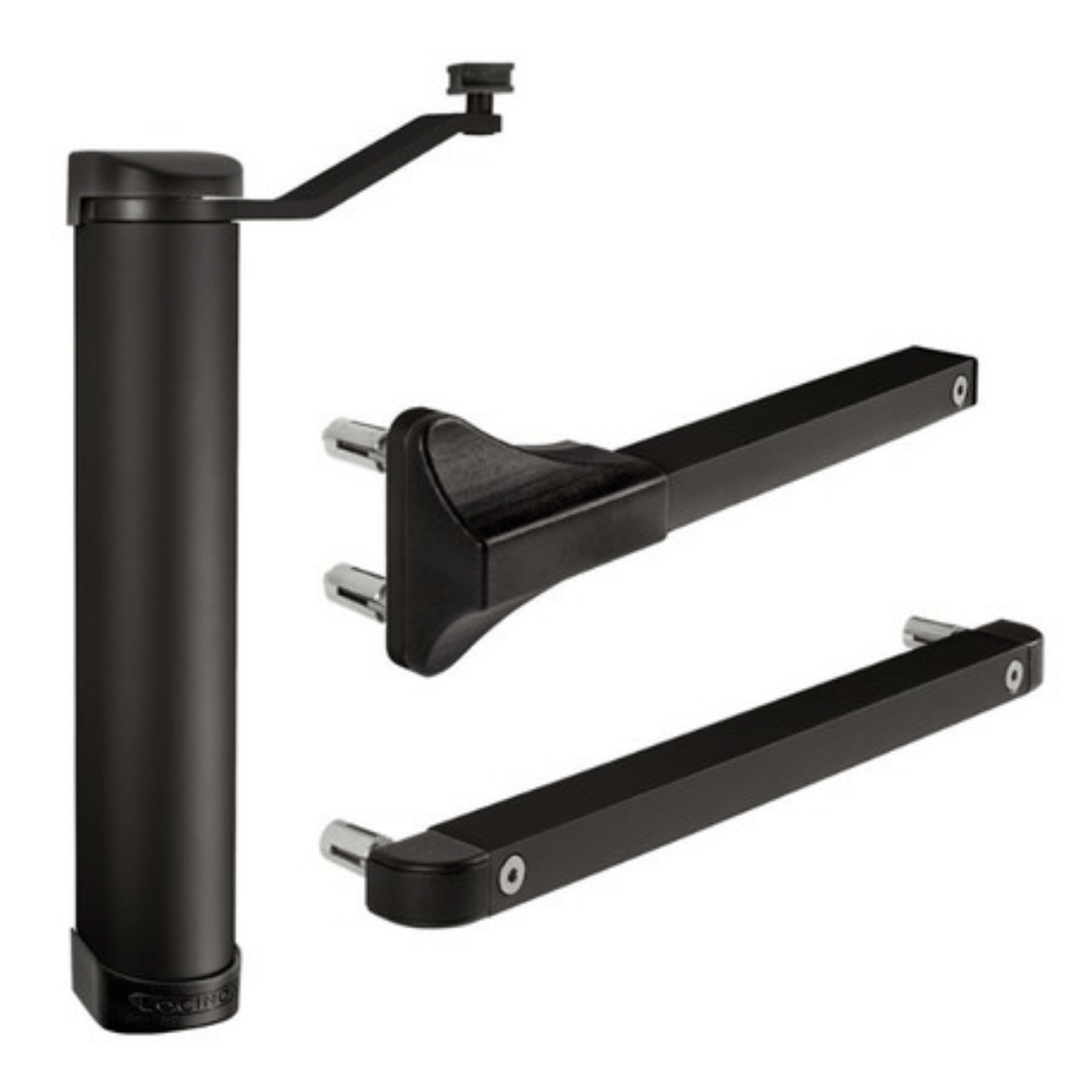 מחזיר שמן לשערים LOCINOX VERTICLOSE-2 שחור לרוחב עד 1500