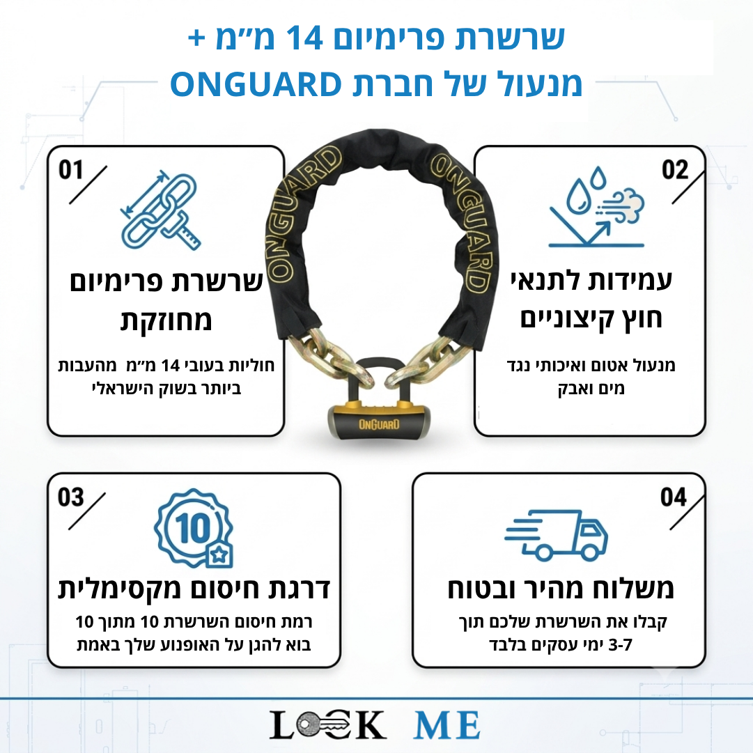 תמונת יתרונות שרשרת אונגארד 14 ממ